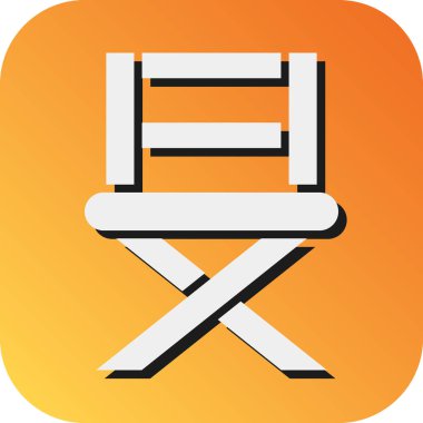 Katlanan Vektör Kabartma Gradyan Kişisel ve Ticari Kullanım Simgesi