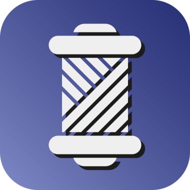 Kişisel ve Ticari Kullanım için Spool Vektör Glyph Gradyan Arkaplan Simgesi