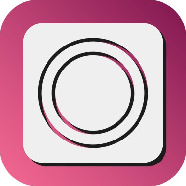 Kişisel ve Ticari Kullanım İçin Acil Vektör Glyph Gradyan Arkaplan Simgesi