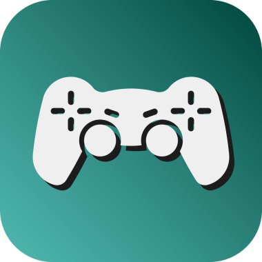 Kişisel ve ticari kullanım için Gamepad Vektör Gradyan Arkaplan Simgesi