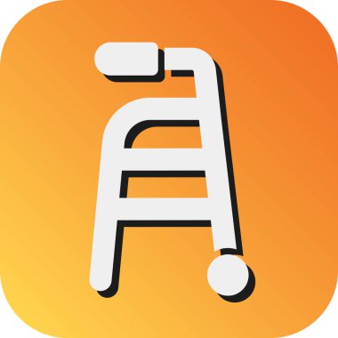 Kişisel ve ticari kullanım için Walker Vektörü Gradyan Arkaplan Simgesi