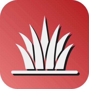 Kişisel ve ticari kullanım için Çim Vektörü Glyph Gradyan Arkaplan Simgesi