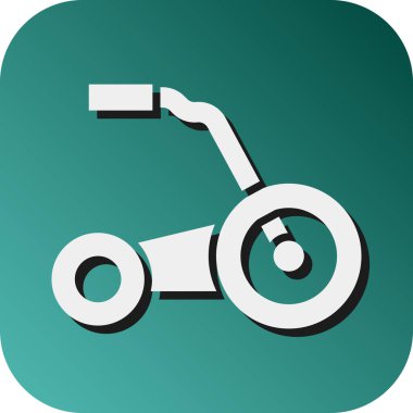 Kişisel ve ticari kullanım için Çim Paten Vektörü Glyph Gradyan Arkaplan Simgesi