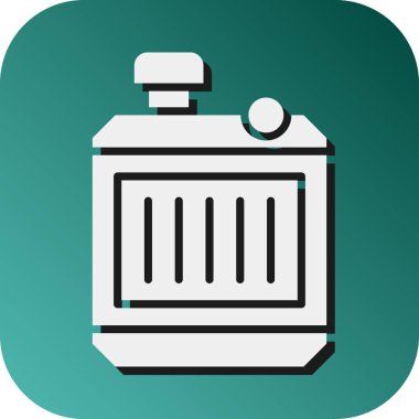 Kişisel ve Ticari Kullanım İçin Radyatör Vektörü Gradyan Arkaplan Simgesi