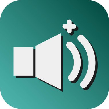 Kişisel ve ticari kullanım için Vektör Kabartma Gradyan Arkaplan Simgesini Yükselt