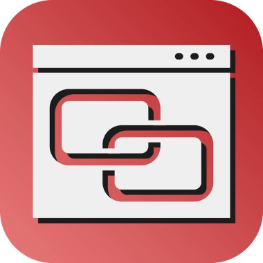 Kişisel ve ticari kullanım için arka bağlantı vektörü Glyph Gradyan Arkaplan Simgesi