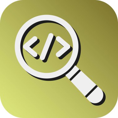 Kişisel ve Ticari Kullanım için Vektör Glyph Gradyan Arkaplan Simgesini Ara