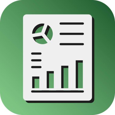 Kişisel ve ticari kullanım için Vektör Gradyan Arkaplan Simgesi Raporu