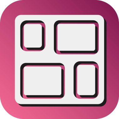 Kişisel ve ticari kullanım için Gıda Tepsisi Vektörü Gradyan Arkaplan Simgesi