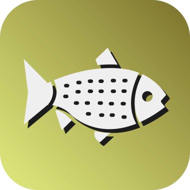 Kişisel ve ticari kullanım için Somon Vektörü Glyph Gradyan Arkaplan Simgesi