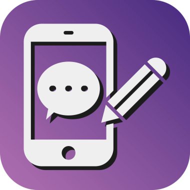 Kişisel ve ticari kullanım için Vektör Glyph Gradyan Arkaplan Simgesini Düzenle