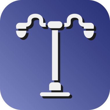 Kişisel ve ticari kullanım için Sokak Işığı Vektörü Gradyan Arkaplan Simgesi