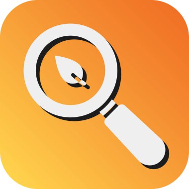 Kişisel ve Ticari Kullanım için Araştırma Vektörü Glyph Gradyan Arkaplan Simgesi