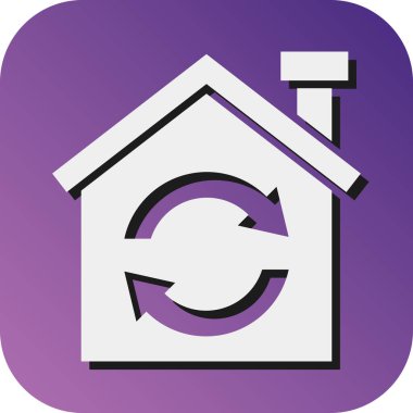 Kişisel ve ticari kullanım için Geri Dönüşüm Merkezi Vektör Gradyan Arkaplan Simgesi