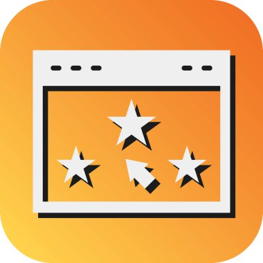 Kişisel ve Ticari Kullanım için Vektör Glyph Gradyan Arkaplan Simgesi Oranı