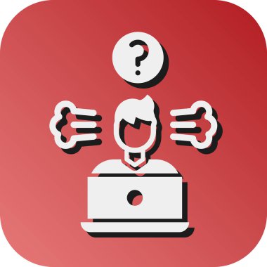 Kişisel ve Ticari Kullanım İçin Vektör Kabartma Gradyan Arkaplan Simgesi