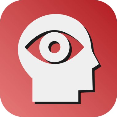 Kişisel ve ticari kullanım için Saplantı Vektörü Glyph Gradyan Arkaplan Simgesi