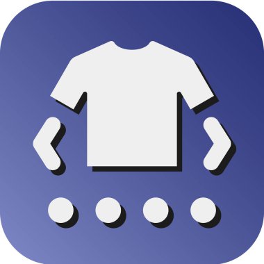 Kişisel ve ticari kullanım için Kostüm Vektörü Glyph Gradyan Arkaplan Simgesi