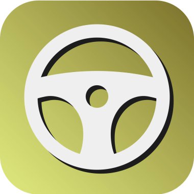 Kişisel ve ticari kullanım için Direksiyon Vektörü Glyph Gradyan Arkaplan Simgesi