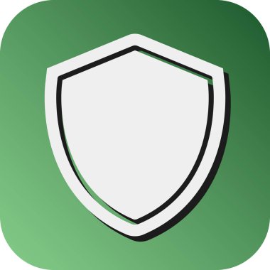 Kişisel ve ticari kullanım için Kalkan Vektörü Glyph Gradyan Arkaplan Simgesi