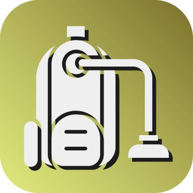 Kişisel ve Ticari Kullanım İçin Süpürge Temizleyici Vektör Gradyan Arkaplan Simgesi