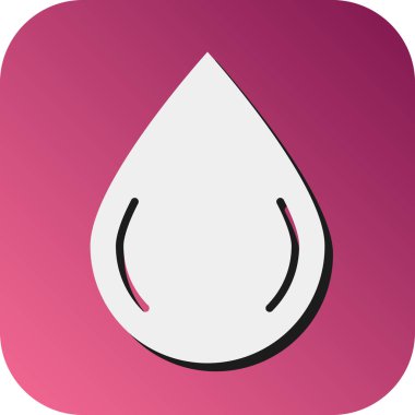 Kişisel ve ticari kullanım için Su Damlası Vektörü Grafik Arkaplan Simgesi