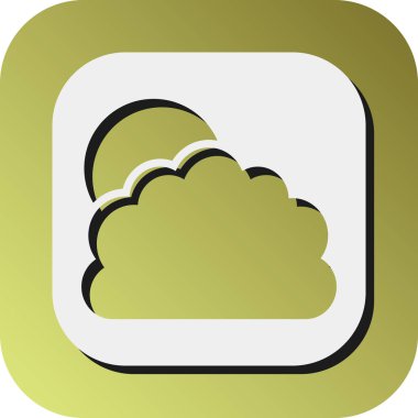 Kişisel ve ticari kullanım için Hava Durumu Vektörü Glyph Gradyan Arkaplan Simgesi