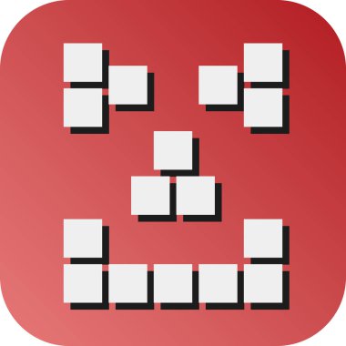 Kişisel ve Ticari Kullanım için Vektör Vektörü Gradyan Arkaplan Simgesini engeller