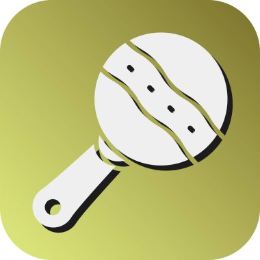 Kişisel ve Ticari Kullanım İçin Çıngıraklı Vektör Glifi Gradyan Arkaplan Simgesi