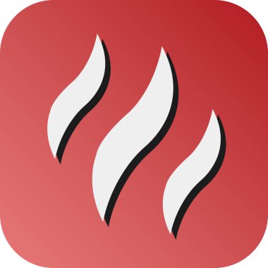 Kişisel ve Ticari Kullanım İçin Aroma Vektörü Glyph Gradyan Arkaplan Simgesi