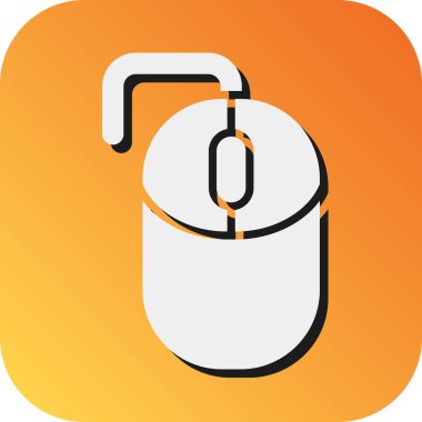 Kişisel ve Ticari Kullanım İçin Bilgisayar Fare Vektörü Gradyan Arkaplan Simgesi