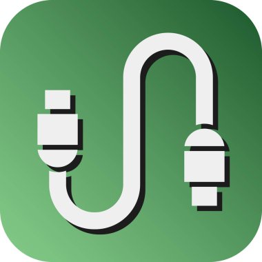 Kişisel ve Ticari Kullanım için Kablo Vektörü Glyph Gradyan Arkaplan Simgesi