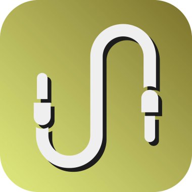 Kişisel ve ticari kullanım için Ses Kablosu Vektörü Gradyan Arkaplan Simgesi