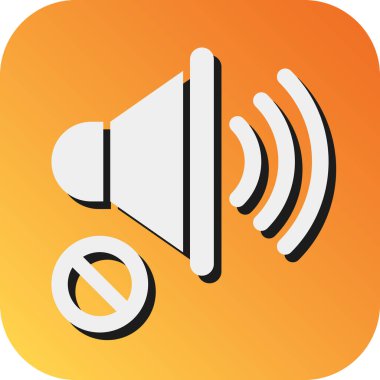 Kişisel ve ticari kullanım için Ses Vektörü Gradyan Arkaplan Simgesi Yok