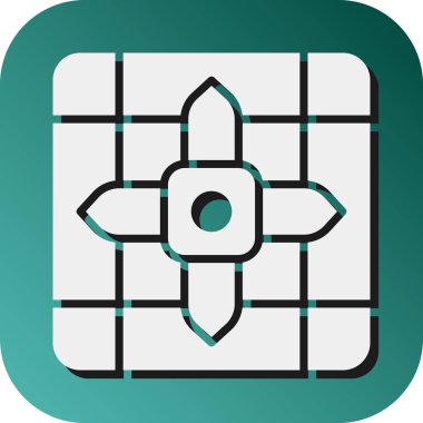 Kişisel ve Ticari Kullanım İçin Mozaik Vektör Gradyan Arkaplan Simgesi