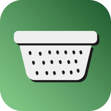 Kişisel ve ticari kullanım için Ot Vektörü Glyph Gradyan Arkaplan Simgesi