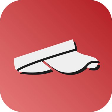 Kişisel ve ticari kullanım için Vizör Vektörü Glyph Gradyan Arkaplan Simgesi