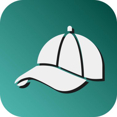 Kişisel ve Ticari Kullanım İçin Seksen Şapka Vektörü Gradyan Arkaplan Simgesi