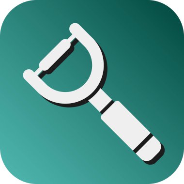 Kişisel ve Ticari Kullanım İçin Peeler Vektörü Glyph Gradyan Arkaplan Simgesi