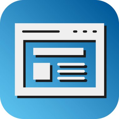 Kişisel ve ticari kullanım için Web Tasarım Vektörü Glyph Gradyan Arkaplan Simgesi