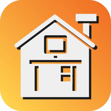 Kişisel ve ticari kullanım için İçişleri Bakanlığı Vektörü Glyph Gradyan Arkaplan Simgesi