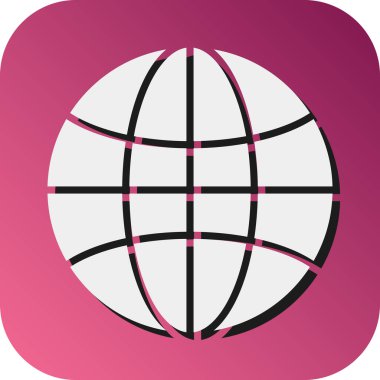 Kişisel ve Ticari Kullanım İçin Küresel Vektör Gradyan Arkaplan Simgesi