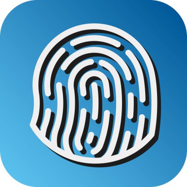 Kişisel ve Ticari Kullanım için Biyometrik Kimlik Vektörü Grafik Arkaplan Simgesi