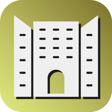 Kişisel ve Ticari Kullanım İçin Daire Vektörü Glyph Gradyan Arkaplan Simgesi