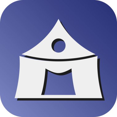 Kişisel ve Ticari Kullanım İçin Sirk Vektörü Glyph Gradyan Arkaplan Simgesi