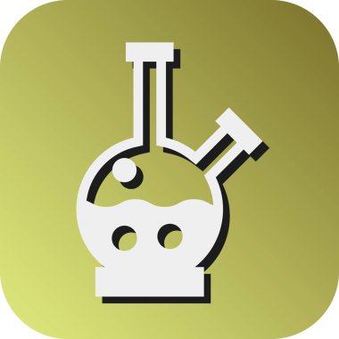 Kişisel ve ticari kullanım için Bong Vektörü Glyph Gradyan Arkaplan Simgesi