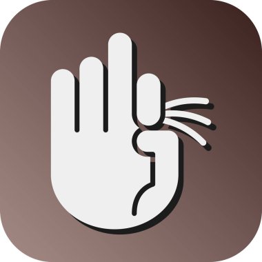 Kişisel ve Ticari Kullanım İçin Trikotillomani Vektör Gradyan Arkaplan Simgesi