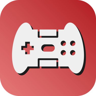 Kişisel ve ticari kullanım için Oyun Vektörü Glyph Gradyan Arkaplan Simgesi