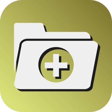 Kişisel ve ticari kullanım için Tıbbi Vektör Gradyan Arkaplan Simgesi