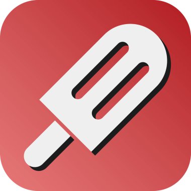 Kişisel ve ticari kullanım için Ice Lolly Vektör Gradyan Arkaplan Simgesi